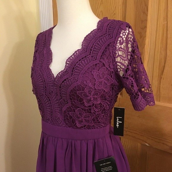 NWT Lulus Lace Dress - Picture 4 of 8